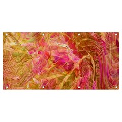 Acid Green Blend Banner And Sign 8  X 4  by kaleidomarblingart
