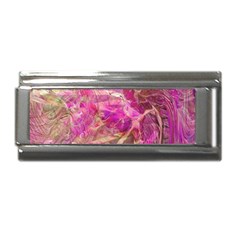 Pink Blend Superlink Italian Charm (9mm) by kaleidomarblingart
